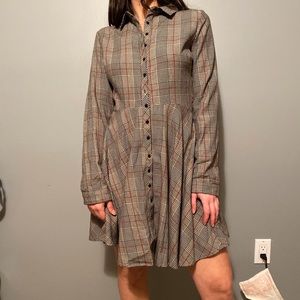 Zara plaid dress